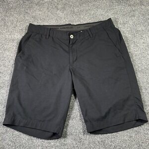 Under Armour Shorts Men 36 Black Match Play UA Stretch Performance Golf Outdoor
